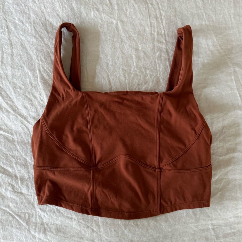 Cara Loren Active Corset Crop Bra - Sequoia M